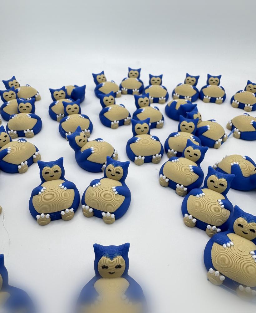 Snorlax Pokemon (3mf included, no support) 3d model