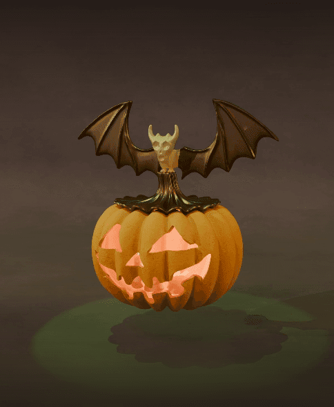 PUMPKIN HALLOWEEN CANDLE HOLDER  3d model