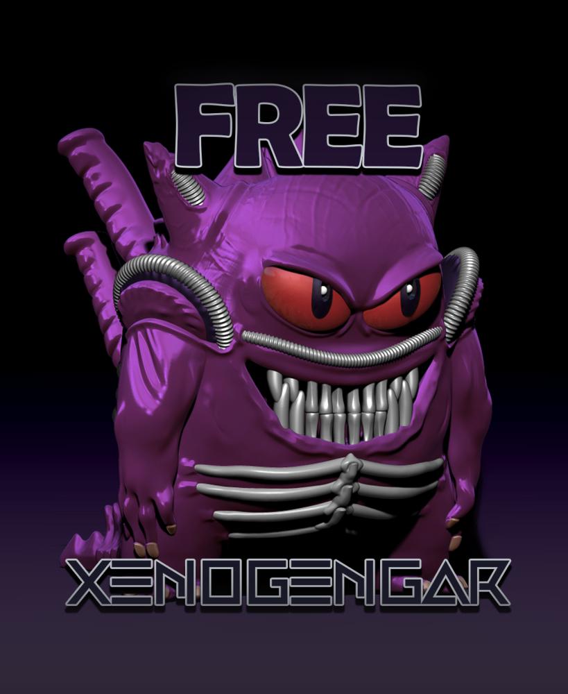 XenoGengar 3d model