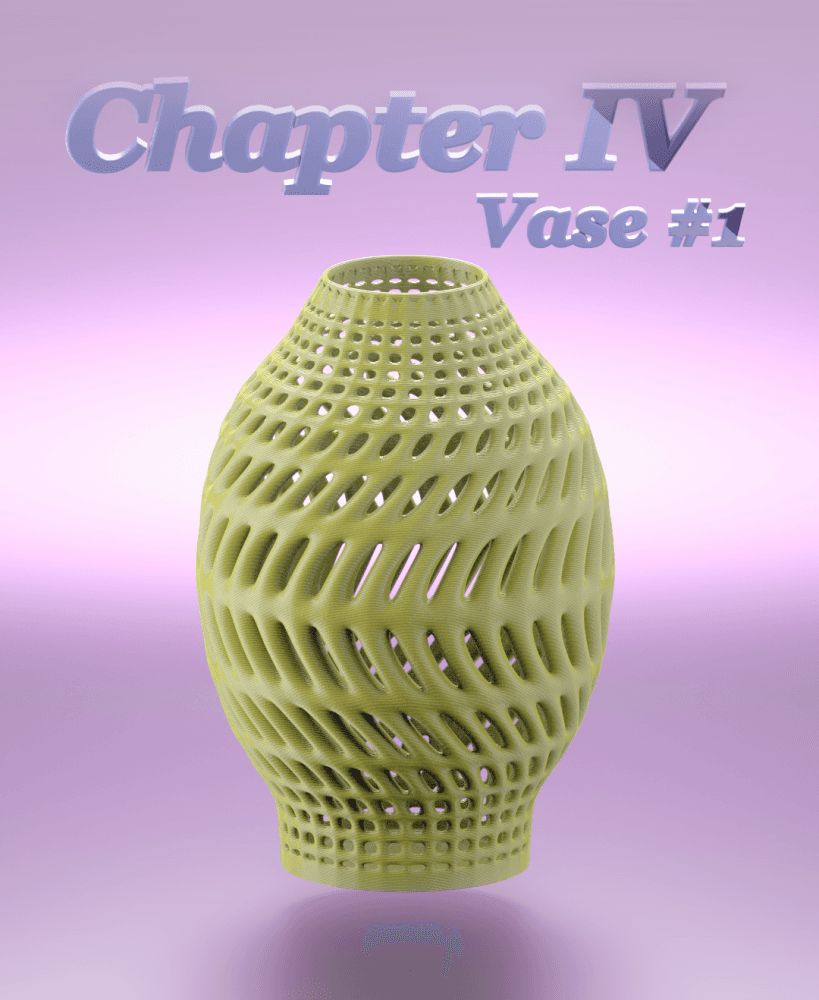 C4 Vase #1 3d model