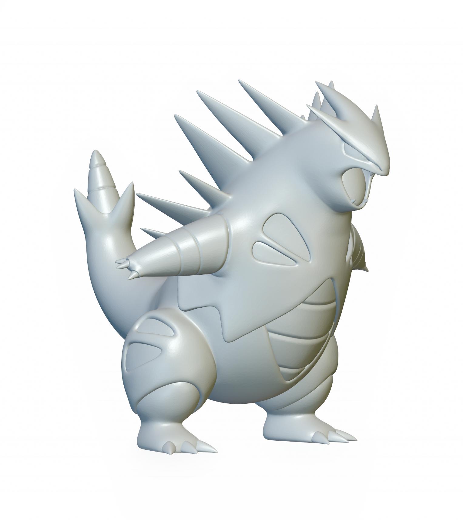 Pokemon Tyranitar #248 - Optimized for 3D Printing  3d model