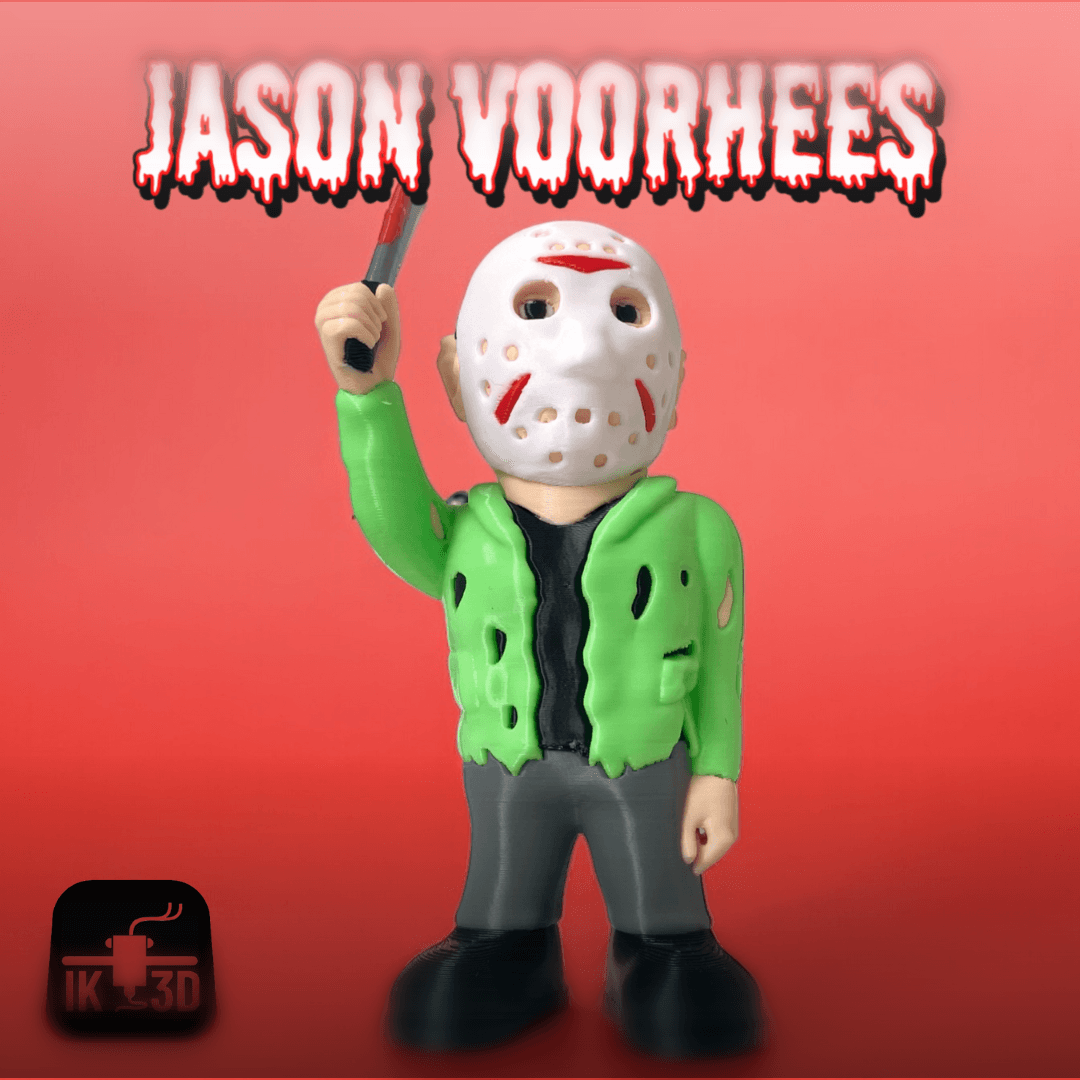 Jason Voorhees Friday The 13Th / With And Without Mask / Horror Mini / 3MF Included / No Supports 3d model