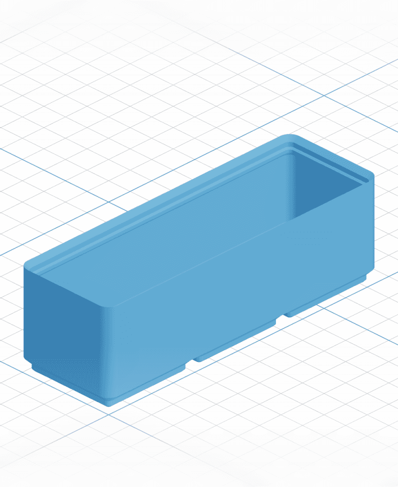 Gridfinity | Bin | Box | 3 x N x 5 3d model