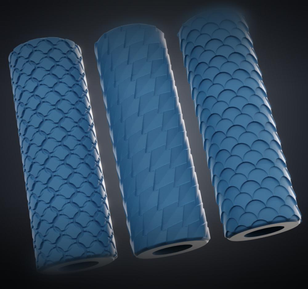 Texture Rollers Dragon and Fish Scales Vol.2 (4-6) 3d model