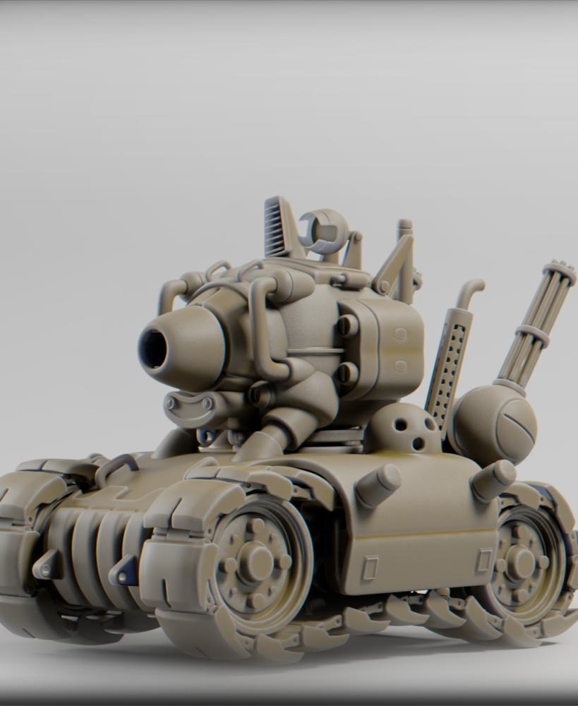 Super Vehicule Metal Slug 3d model