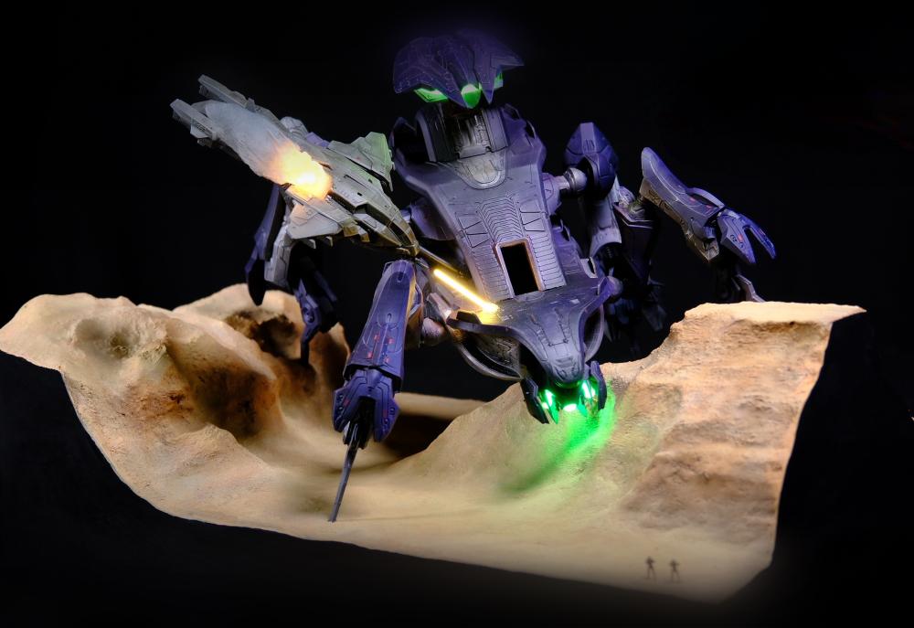 Halo Reach Carter Sacrifice Diorama - 3D Print Files 3d model