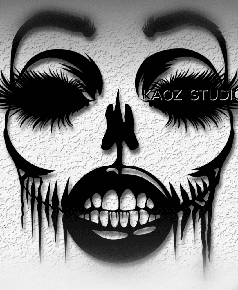 Queen of The Damned" wall art horror wall decor gothic halloween decoration 3d model