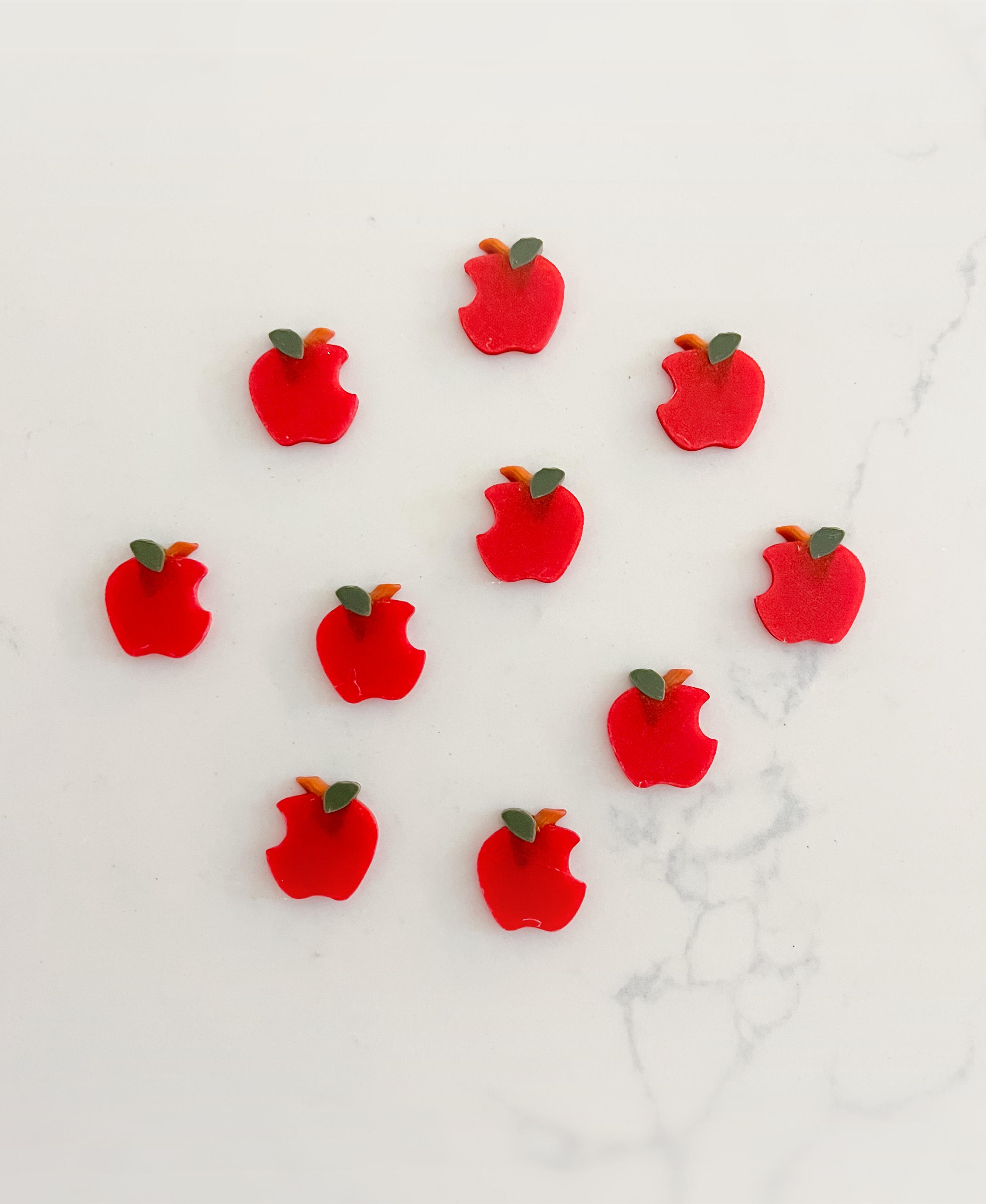 Apple Earring Studs 3d model