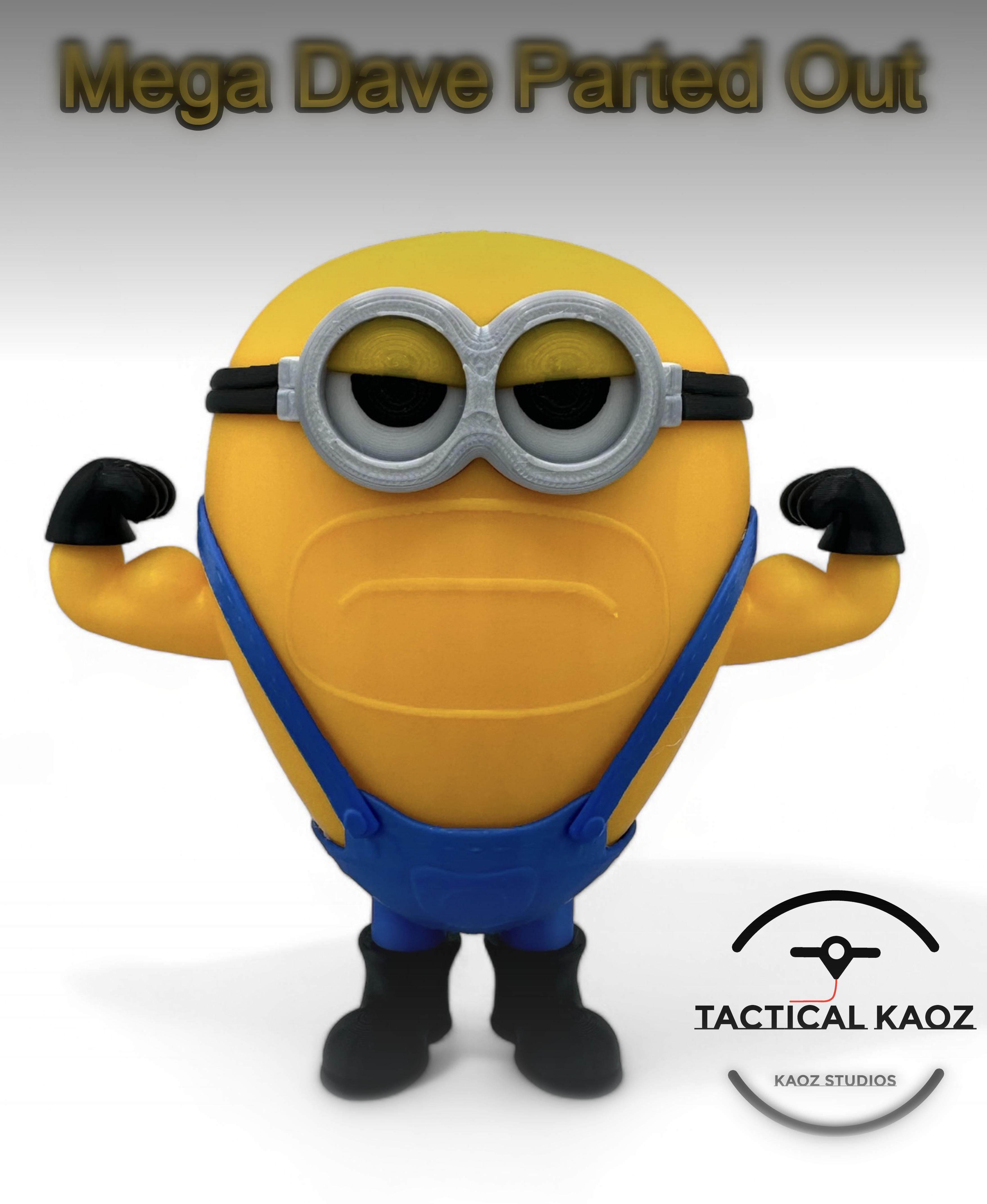 Mega Dave Despicable Me - Parted out  3d model