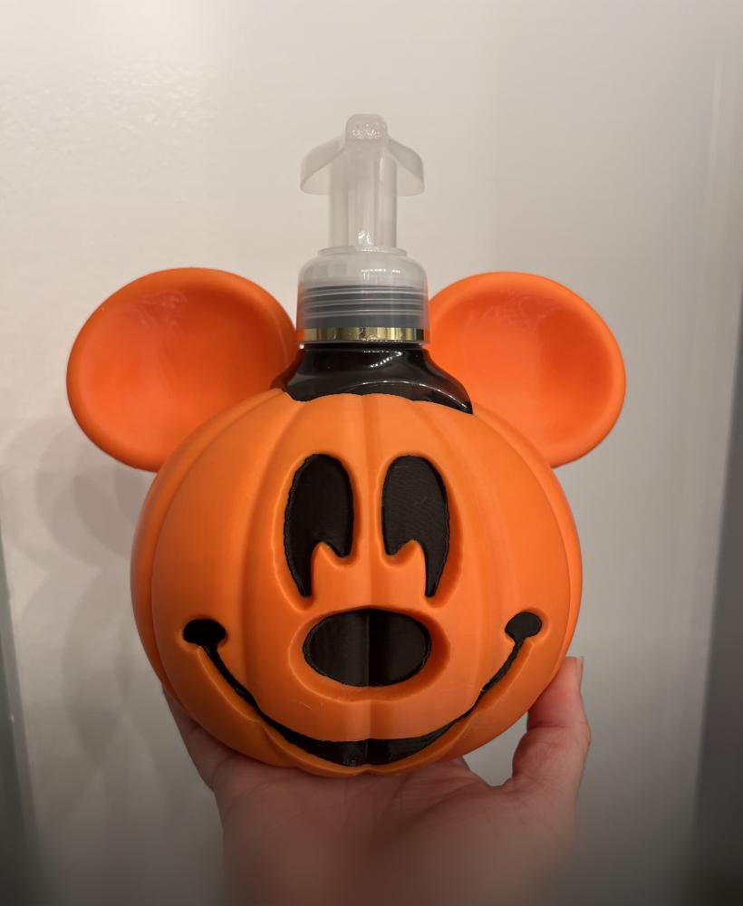 pumpkin mouse soap holder 3d model