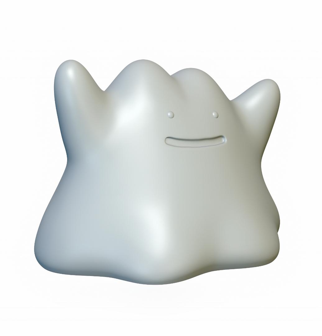 Pokemon Ditto #132 - Optimized for 3D Printing 3d model