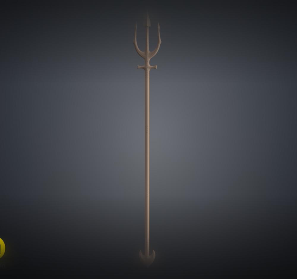 Trident of Poseidon- Aquaman 3d model