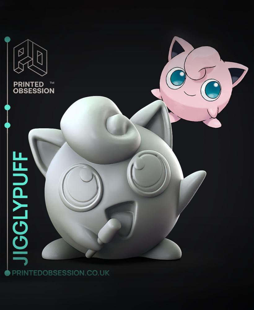 Jigglypuff - Pokemon - Fan Art 3d model