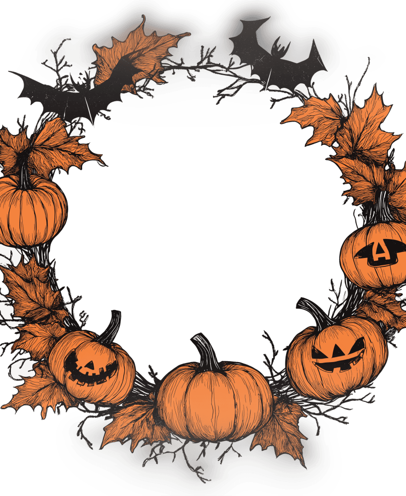 Halloween Wreath 3d model