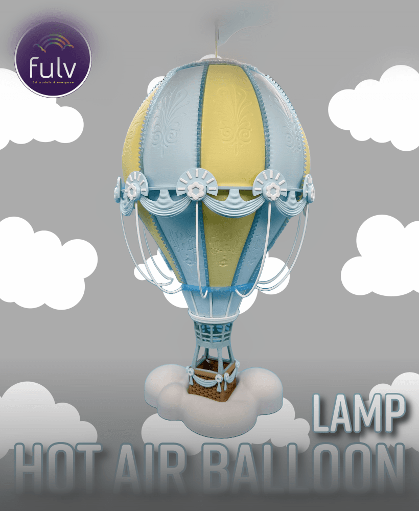 Hot Air Balloon (Start Up Version) Standard Size 3d model