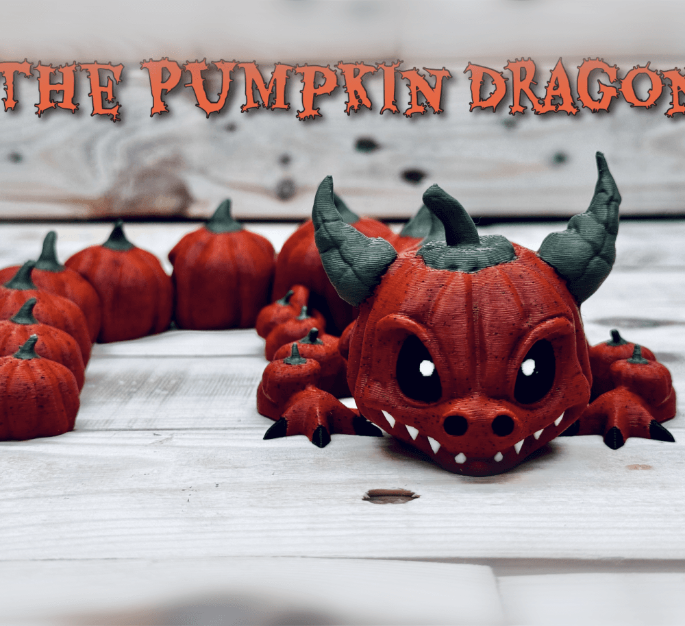 Pumpkin Dragon 3d model