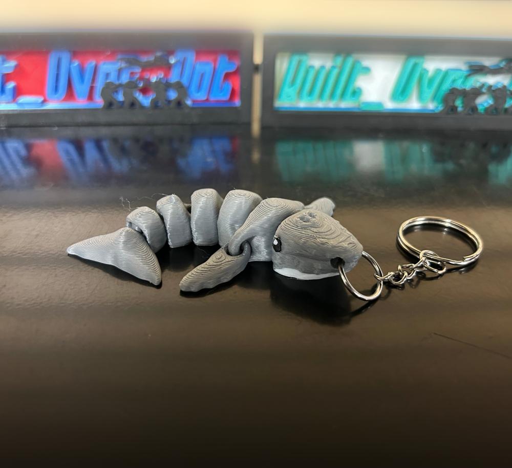 Humpback Whale Keychain 3d model