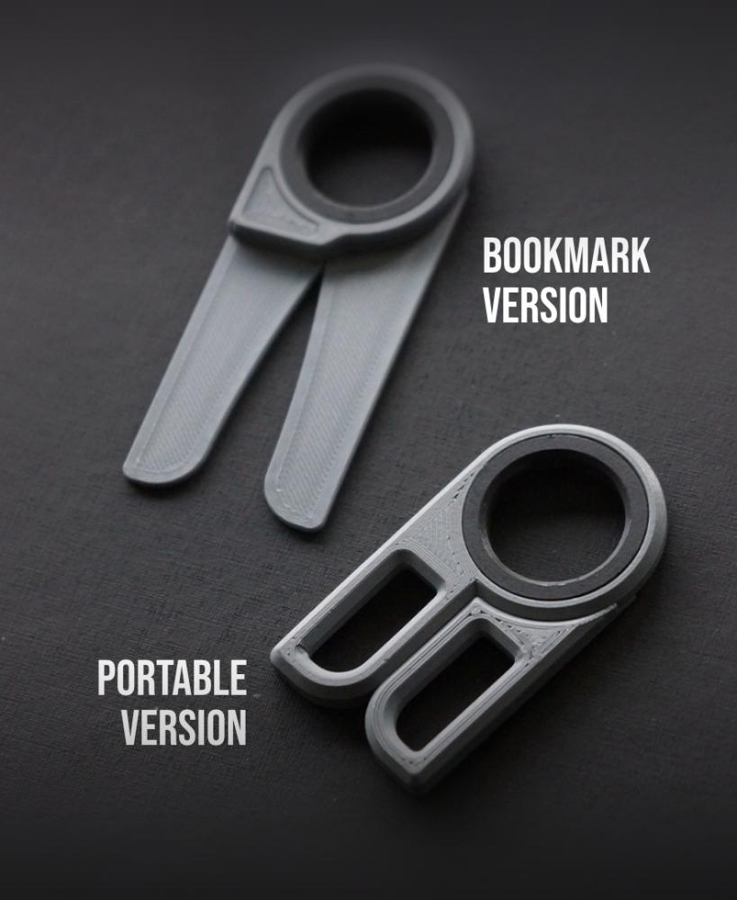 Page Holder - 2 Versions 3d model