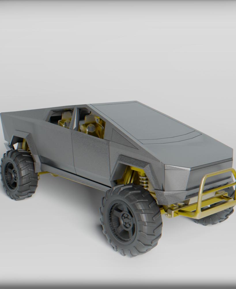 Cybertruck Tesla 3d model