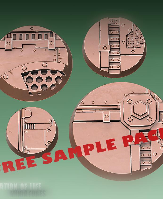 Industrial Bases *Free Sample Pack 3d model