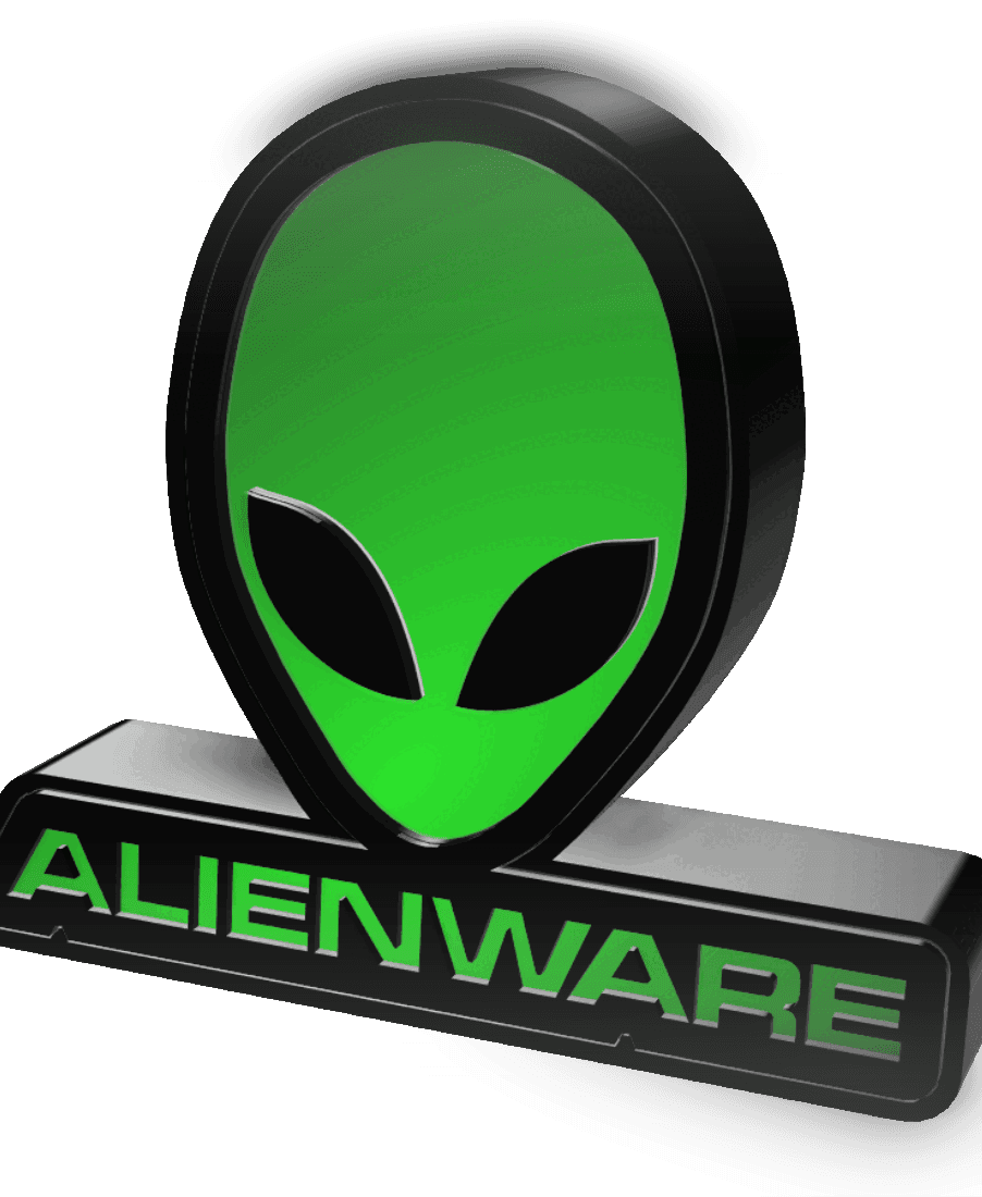 3D MULTICOLOR LIGHTBOX - ALIENWARE 3d model