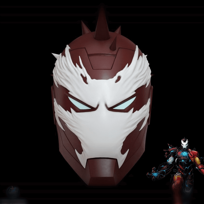 Iron Venom Helmet 3d Print File STL 3d model