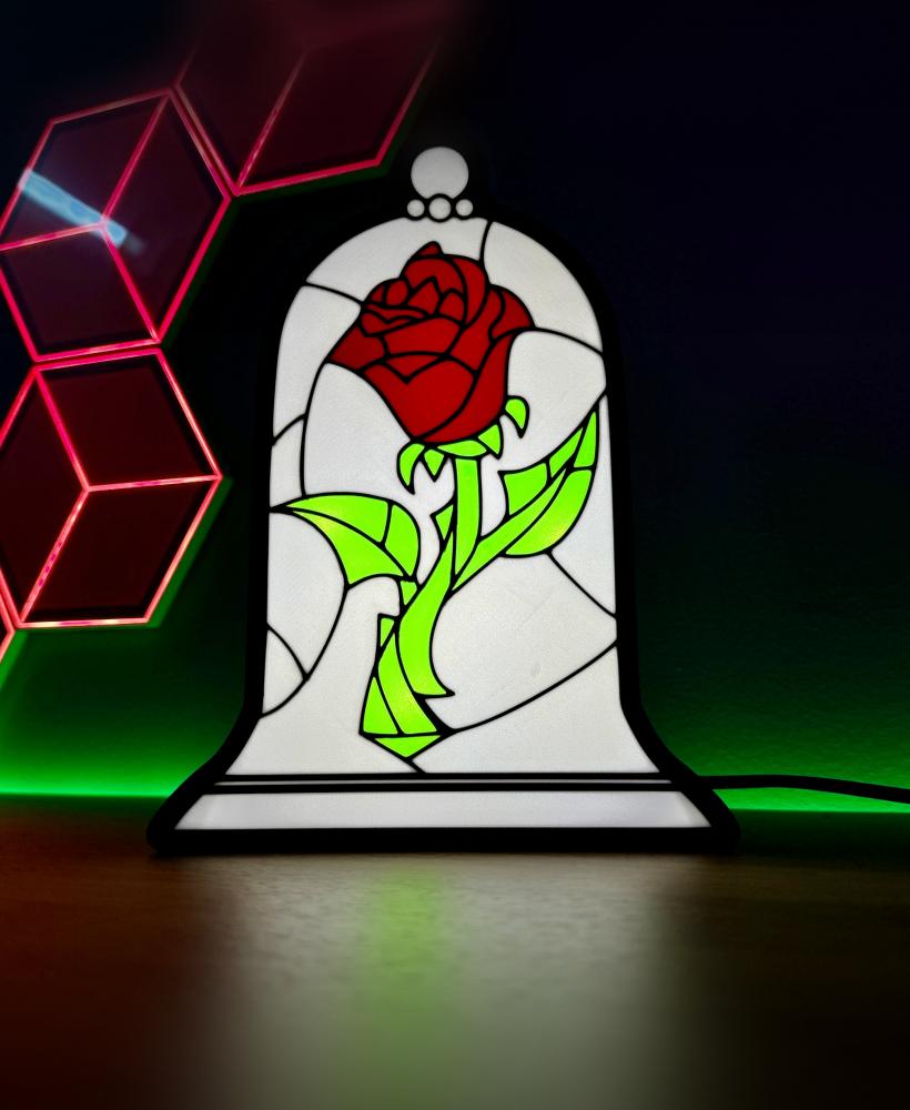 Rose Light Box 3d model