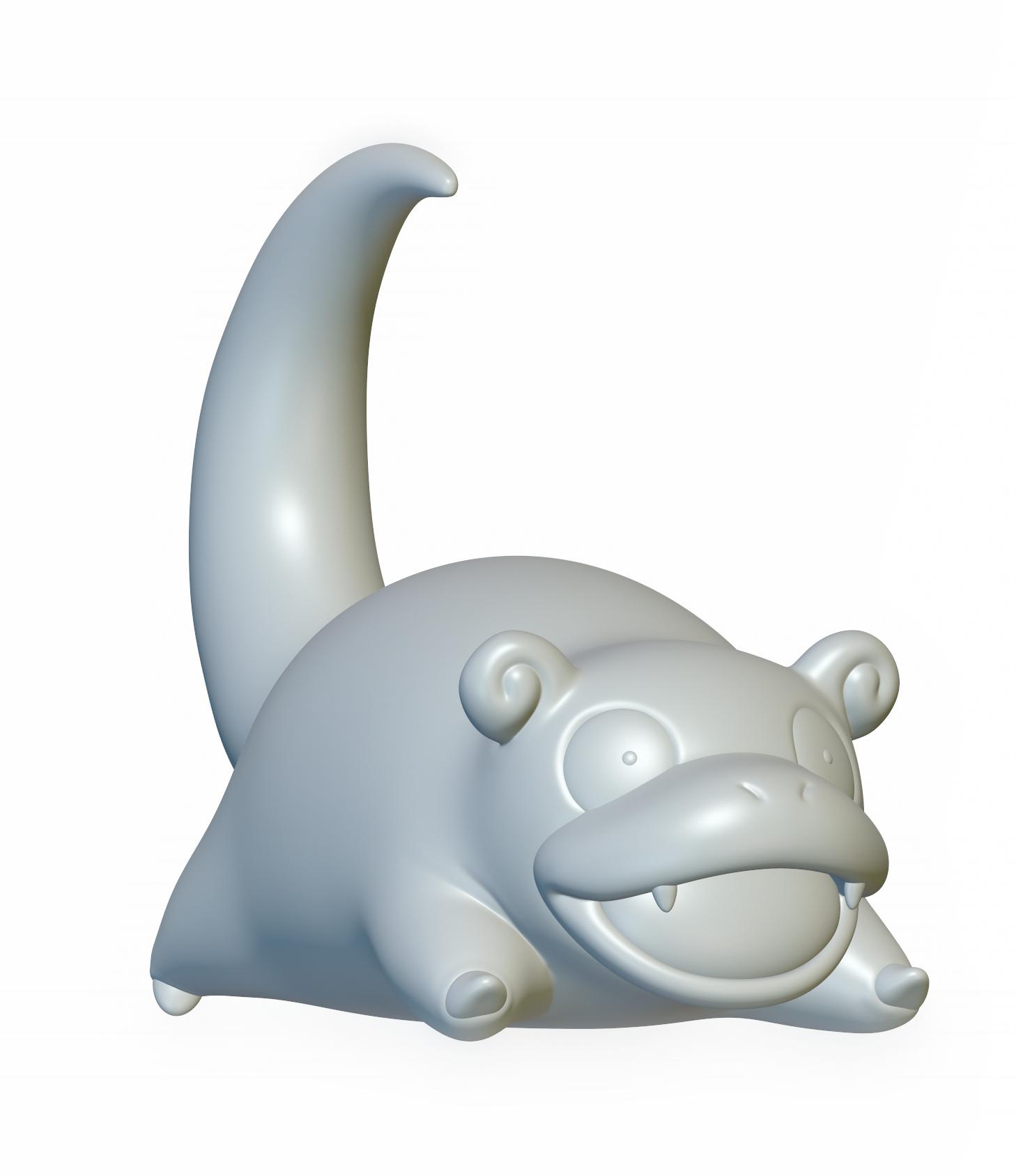 Pokemon Slowpoke #79 - Optimized for 3D Printing 3d model