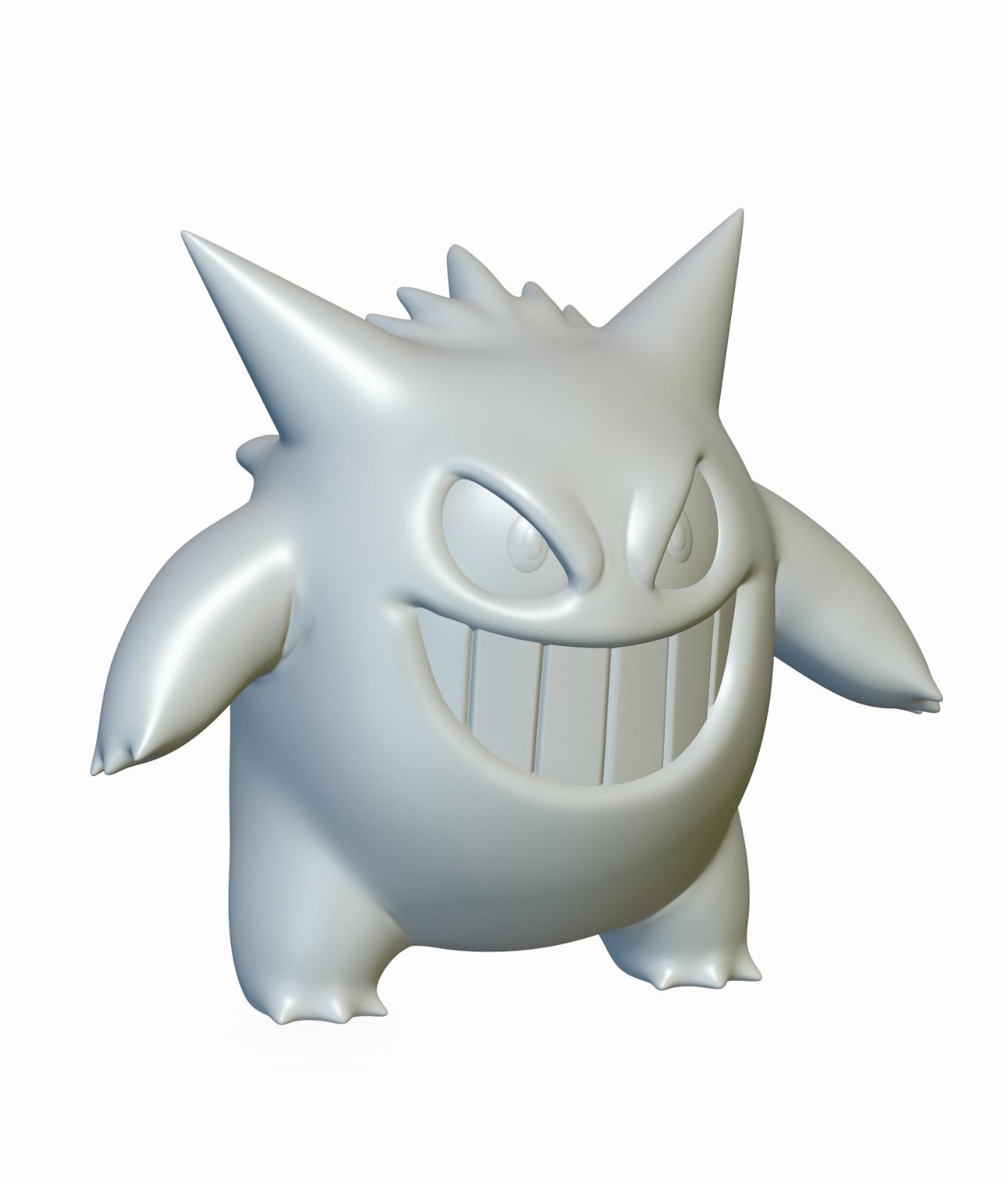 Pokemon Gengar #94 - Optimized for 3D Printing 3d model