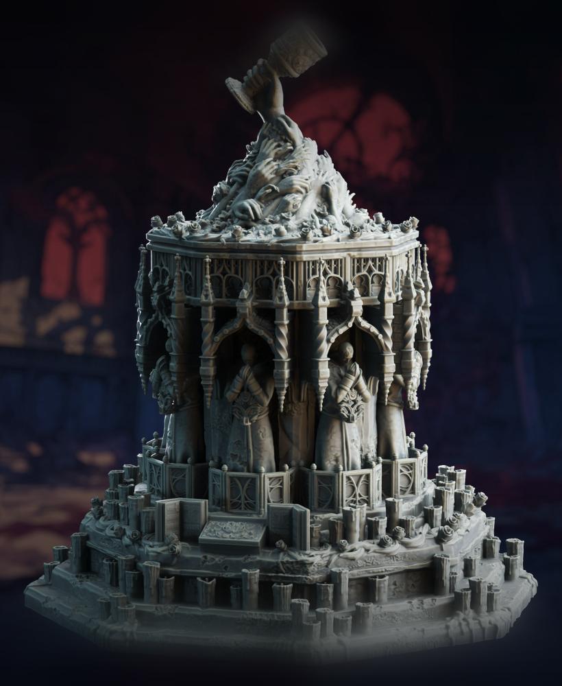 Terrain Set: Corrupted Shrine of Namneri's Chalice 3d model