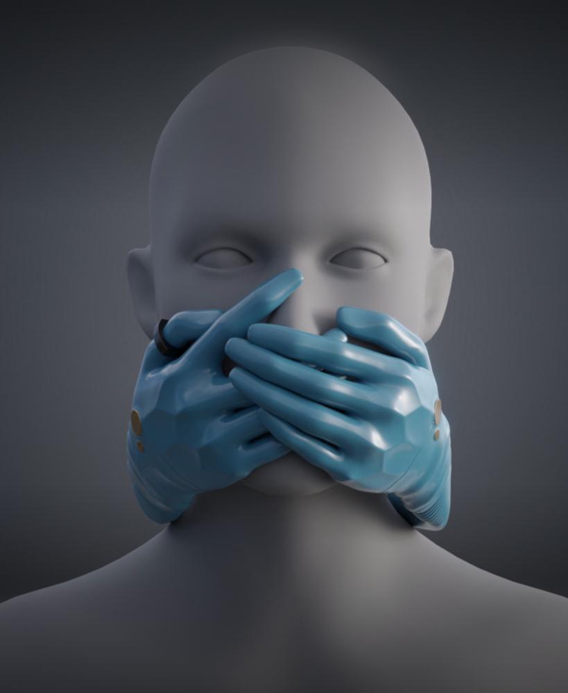 Death Stranding 2 Fragile Gloves Mask 3d model