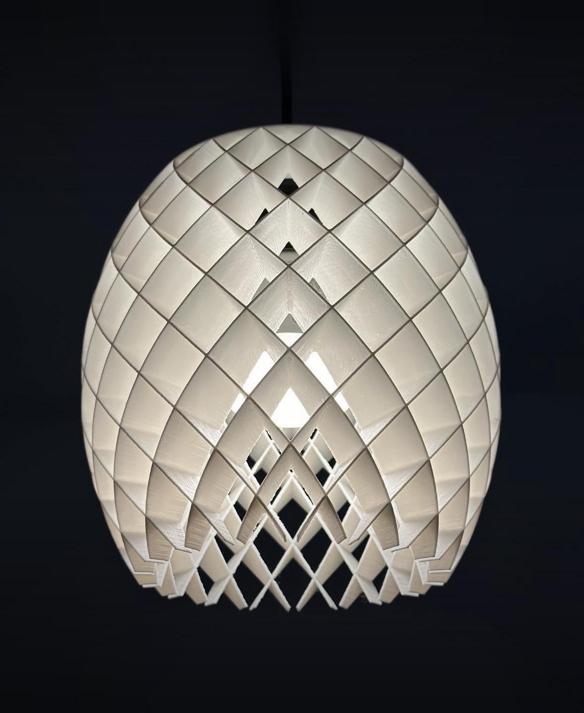 Lattice geometric lampshade 3d model