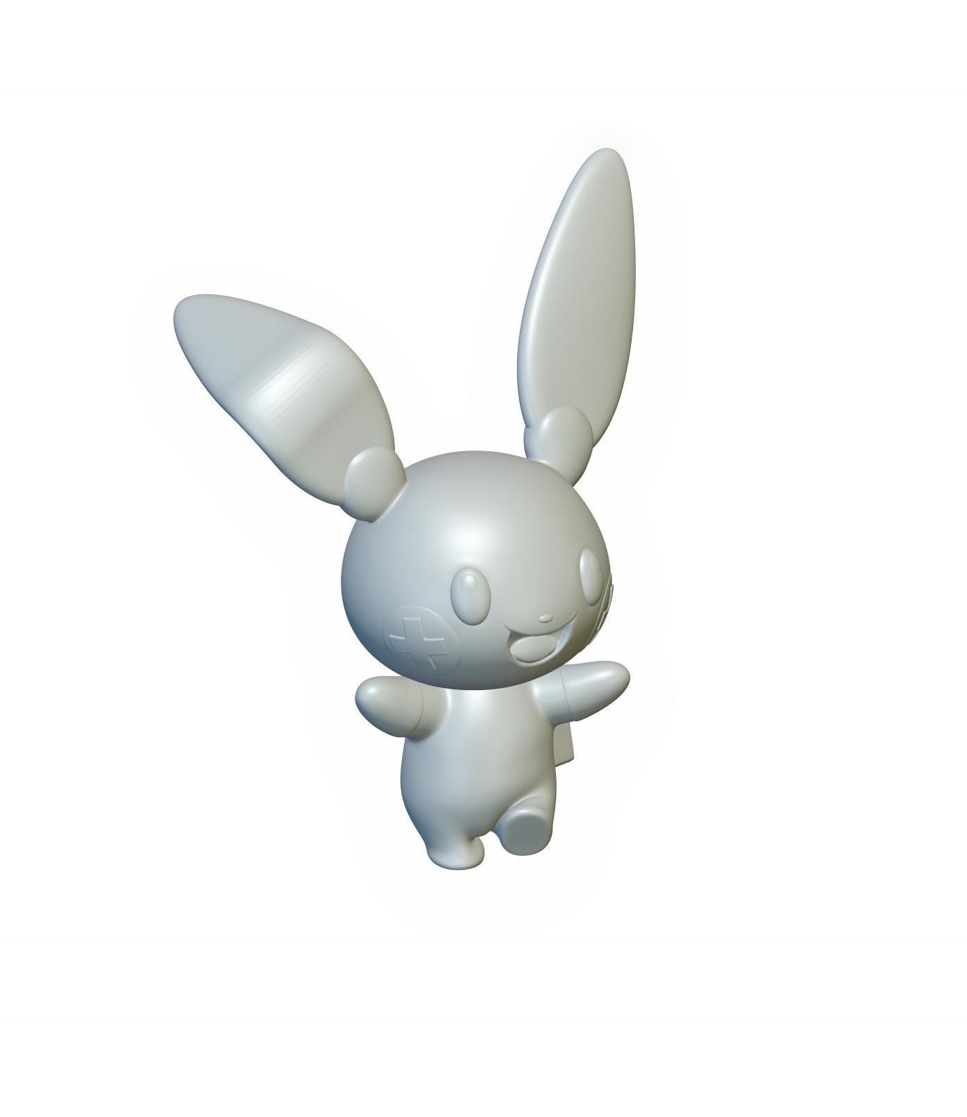 Pokemon Plusle #311 - Optimized for 3D Printing 3d model