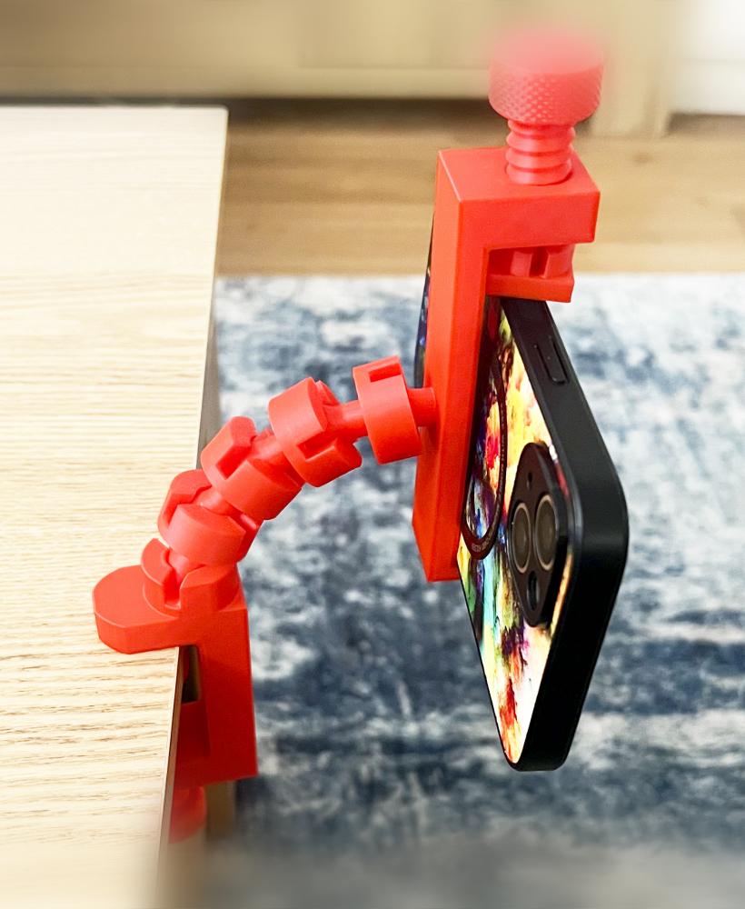 Desk Mount phone holder 360 degree 3d model