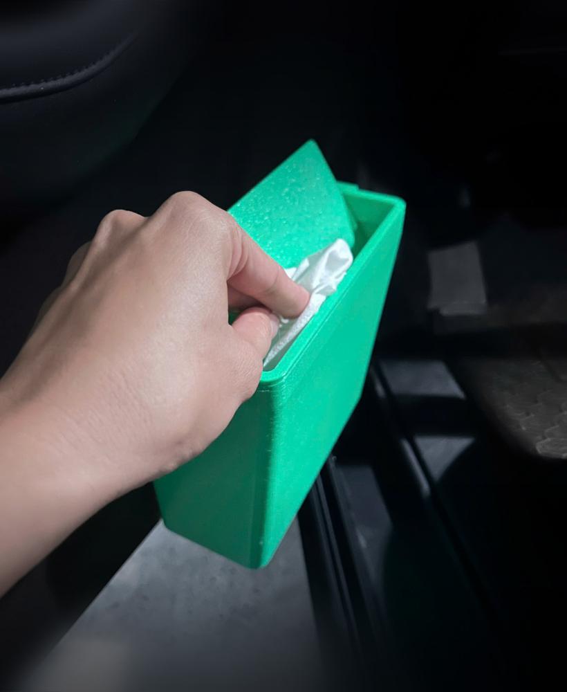 Car Garbage Bin Door Mounted 3d model