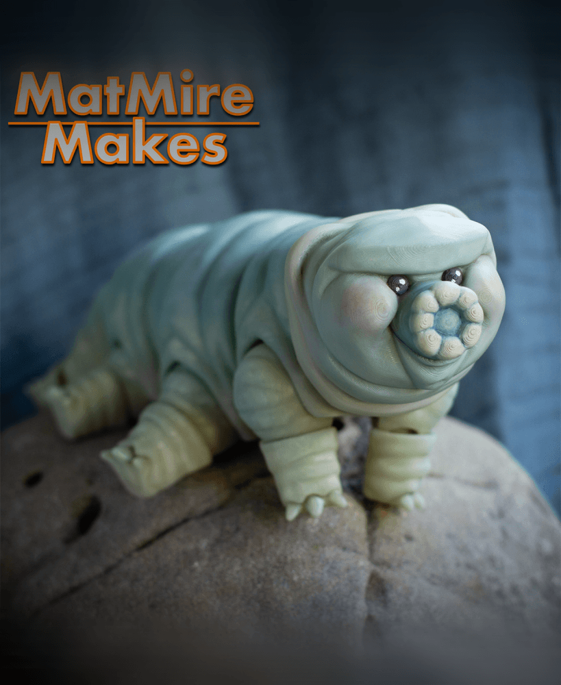 Tardigrade (Water Bear) - Articulated Figure 3d model