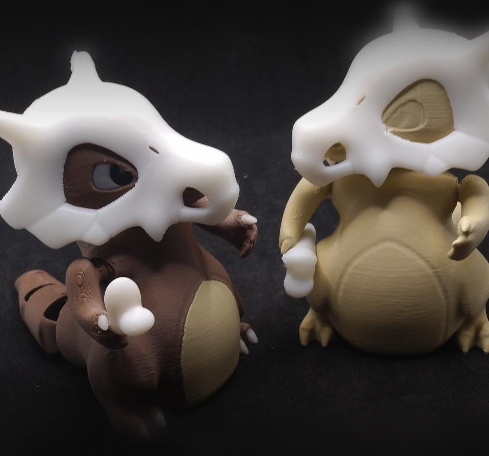 Articulated Cubone Toy 3d model