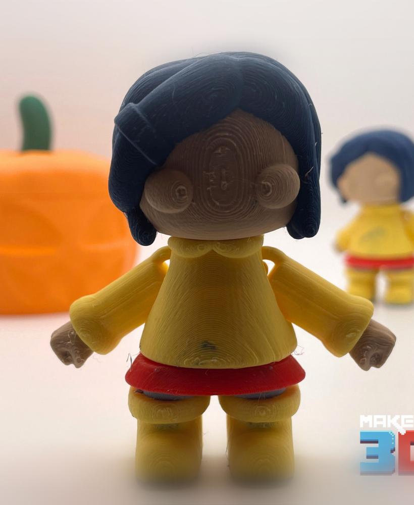 3D Printable Coraline  3d model