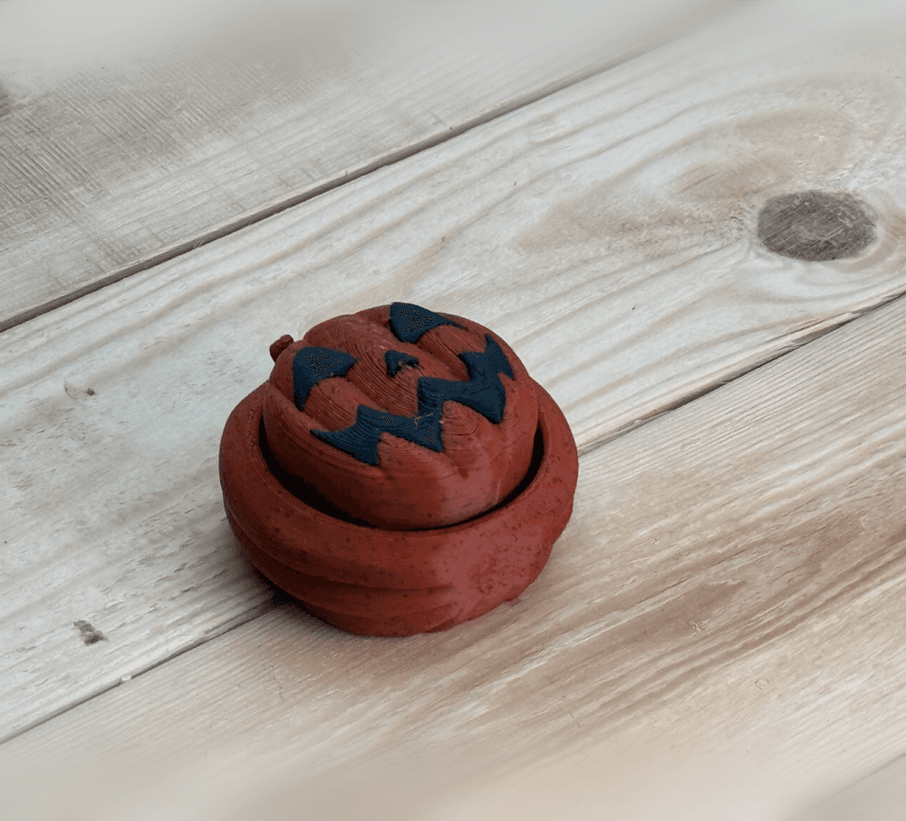 Pumpkin Fidget Button  3d model