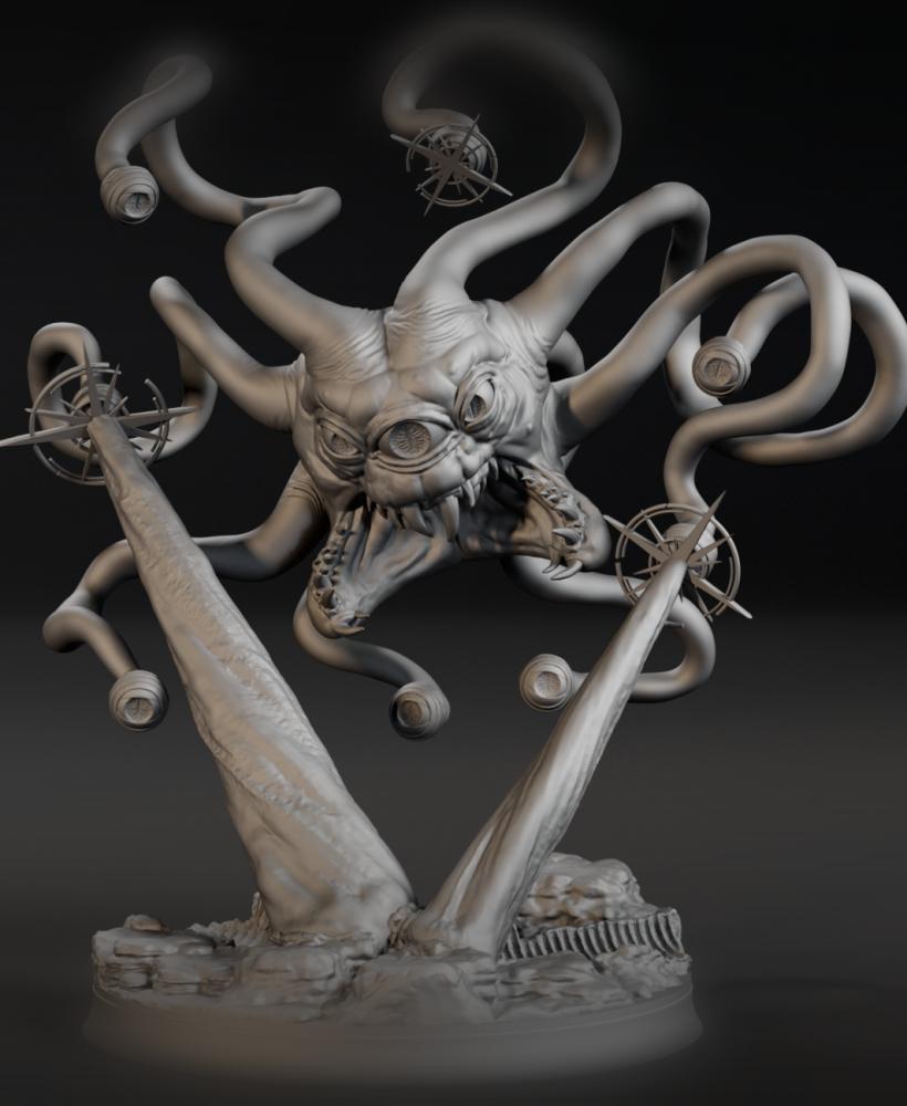 Split Jaw Beholder. 3d model