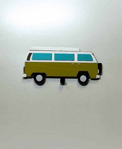 VW Bay key holder 3d model