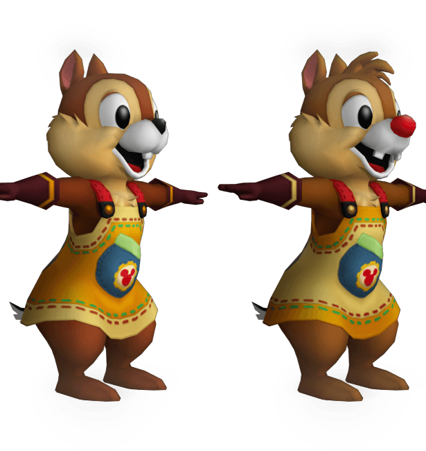 Chip n' Dale 3d model