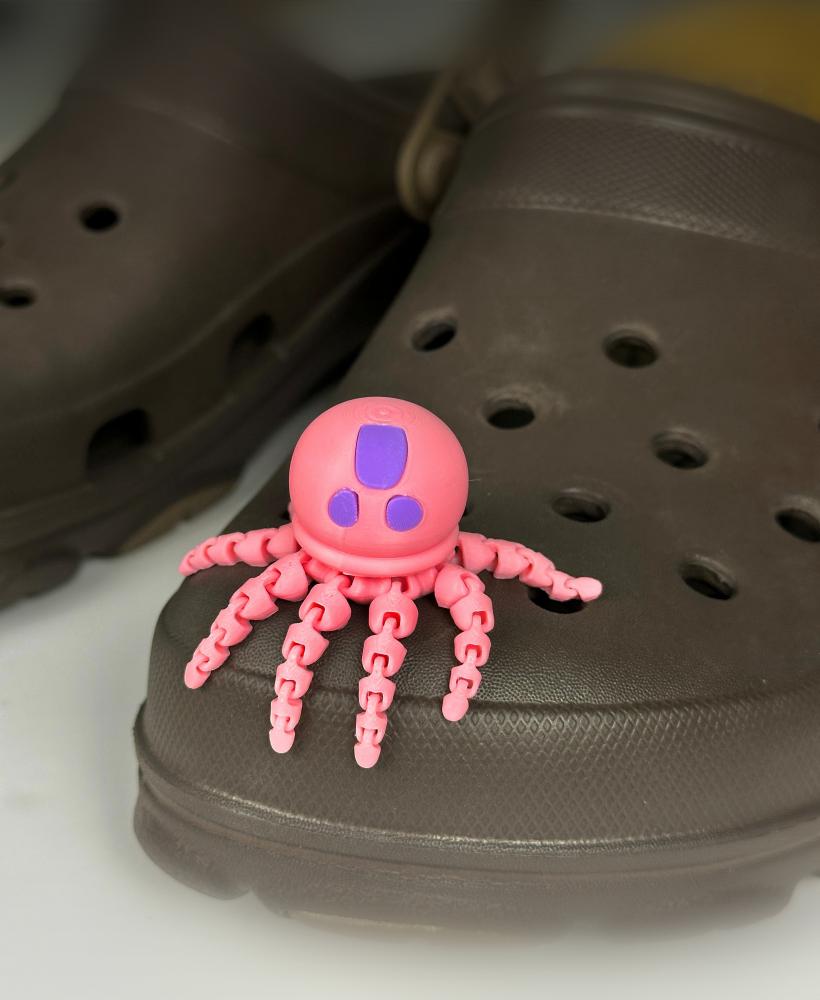 Jellyfish Crocs Charm.3mf 3d model