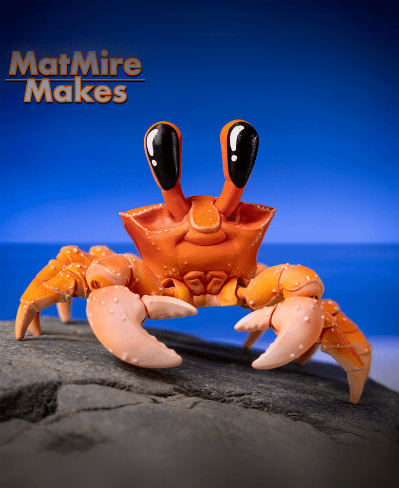 Ghost Crab - Articulated Figure 3d model