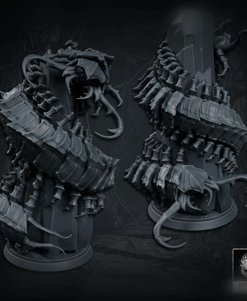 Carnage Crawler x2 (50mm Bases) 3d model