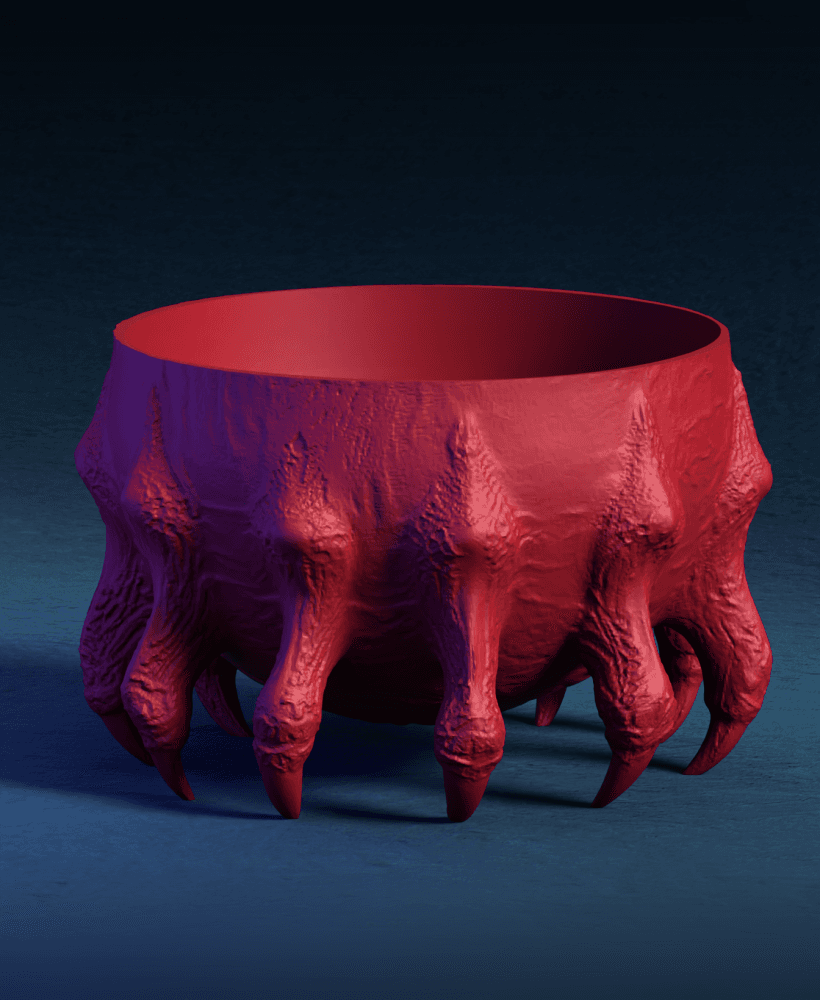 Claw Bowl 3d model