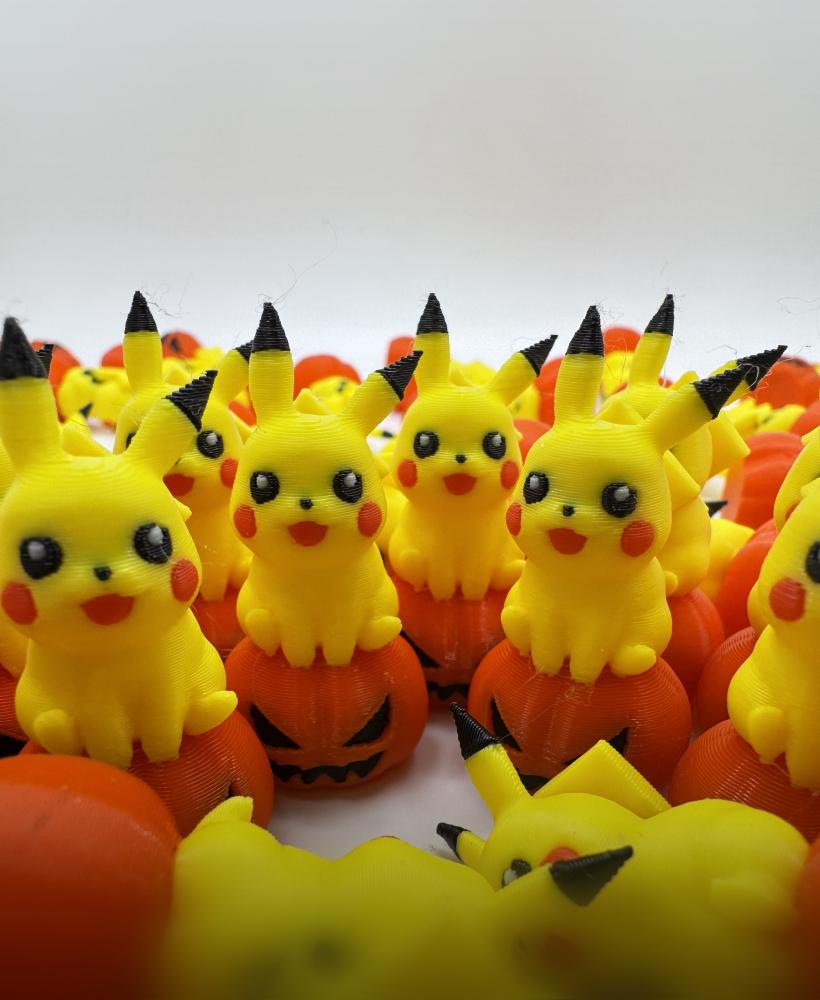 Halloween Pikachu Pokemon (3mf included, no support) 3d model