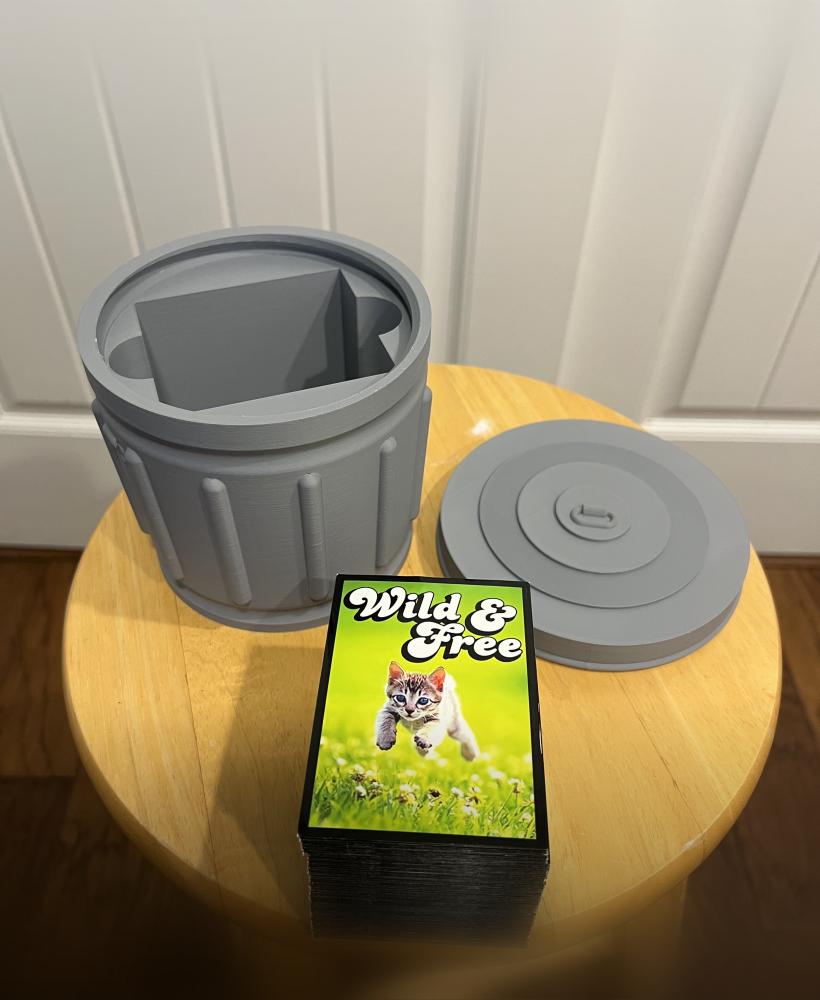 Trash Can Deck Box.stl 3d model