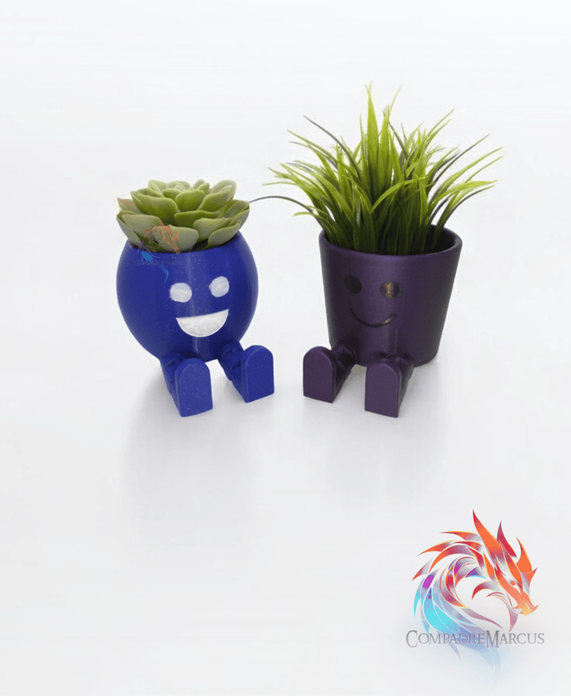 FLEXI LEGS PLANTER / set of 2 / no supports / 3mf included 3d model