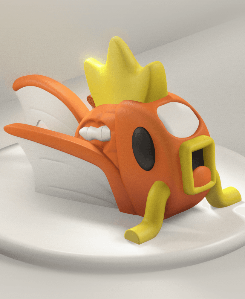 Zombie Magikarp - No Support - Pokemon 3d model